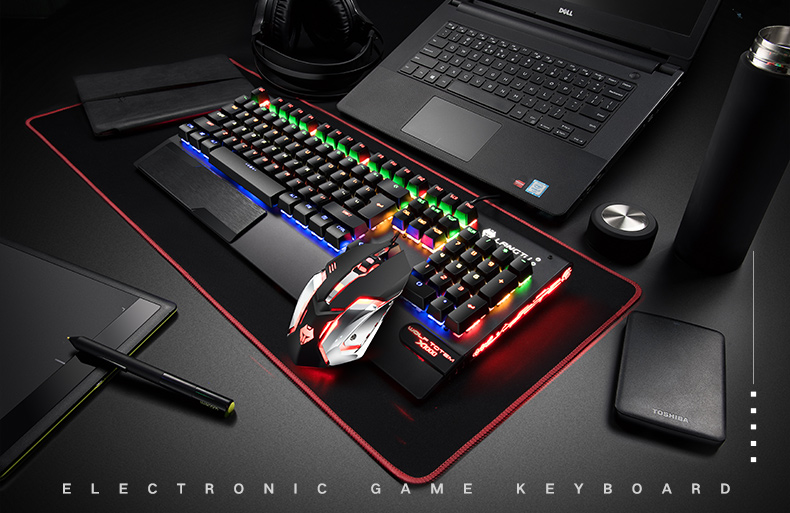 专业电竞利器 真机械有线电竞笔记本键鼠套装评测