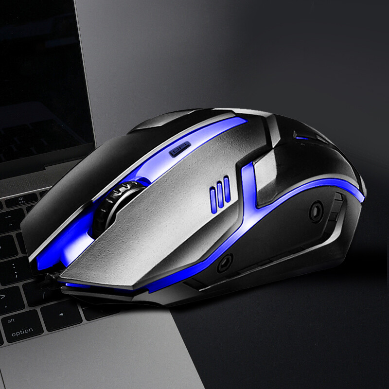 DCOMA G100 电竞与办公的静音之选，经典黑有线鼠标深度评测